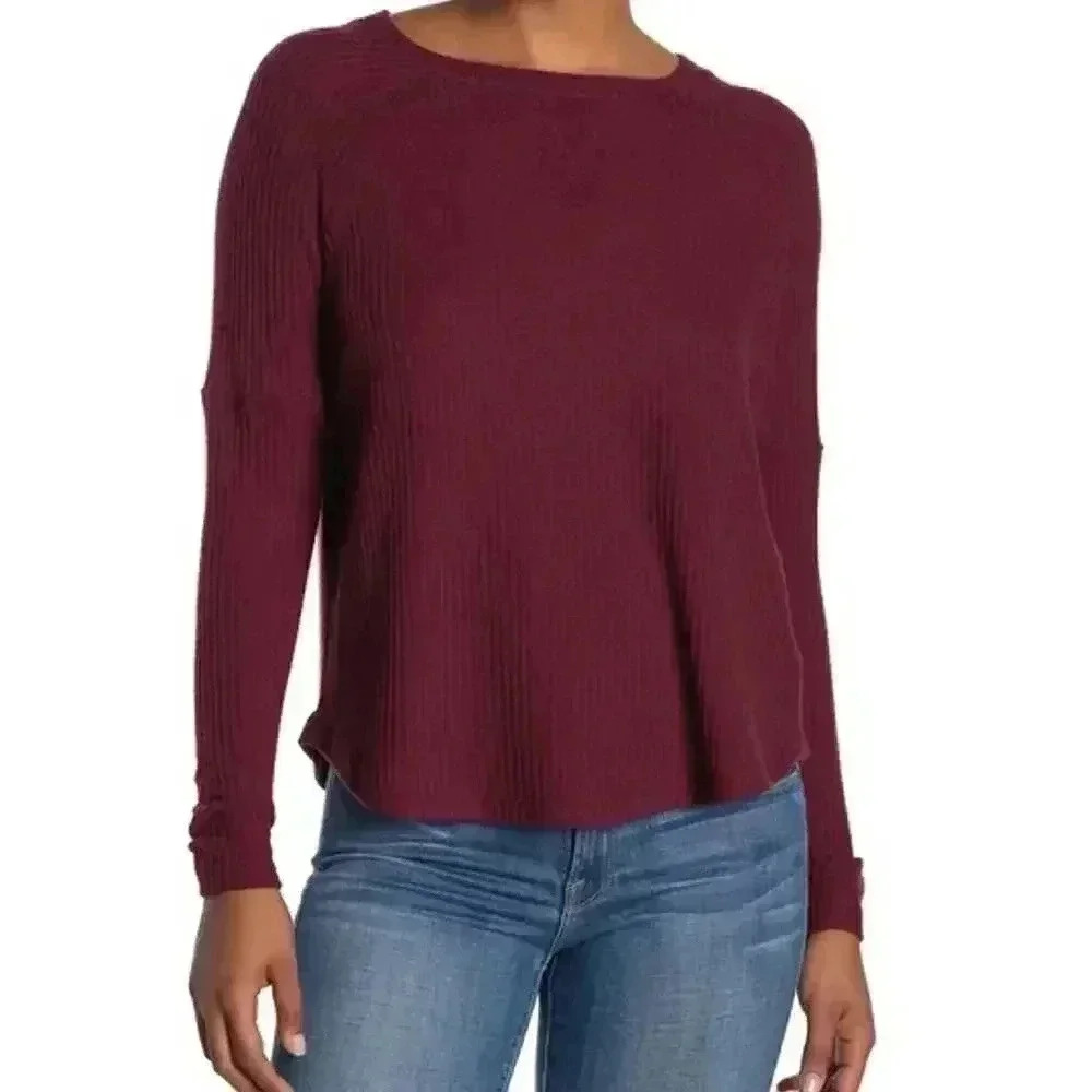 Sweet Romeo Thermal‎ Dolman Sleeve Shirt Size XL